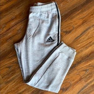 Grey adidas joggers